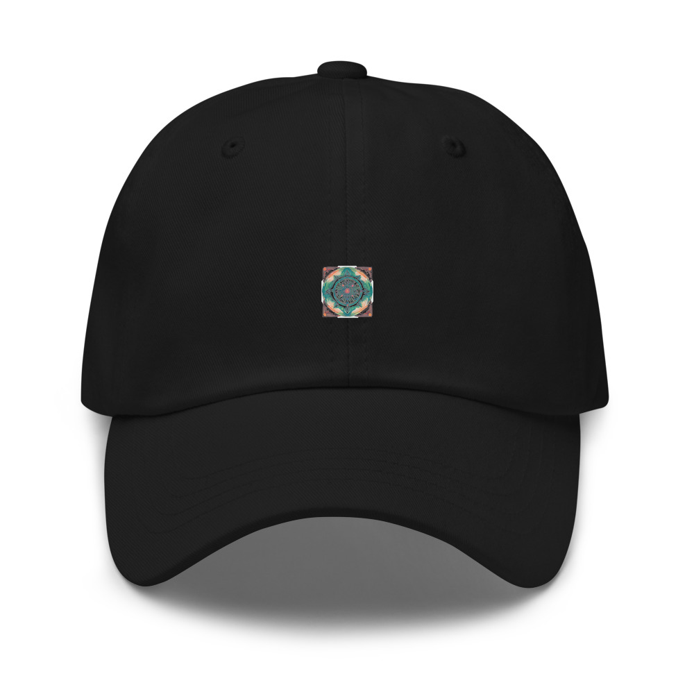 Black Hat with print art