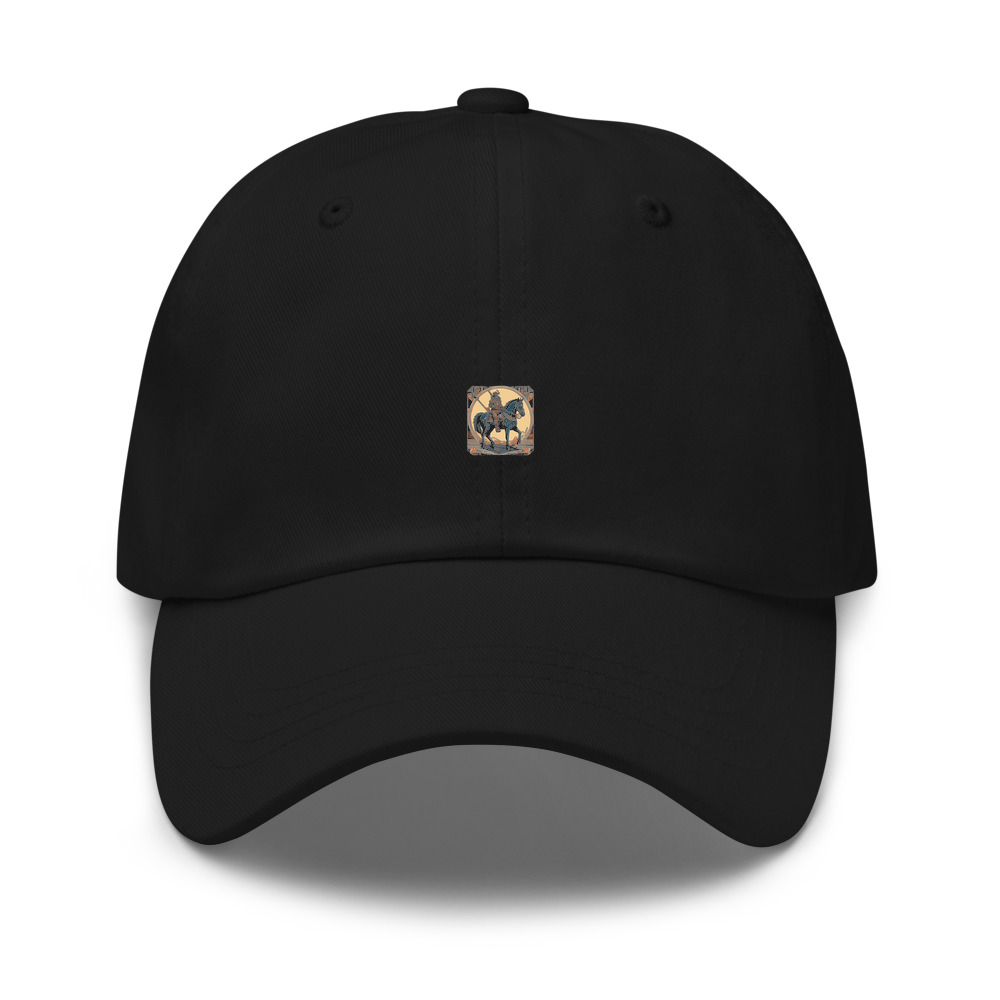 Black Hat with print art