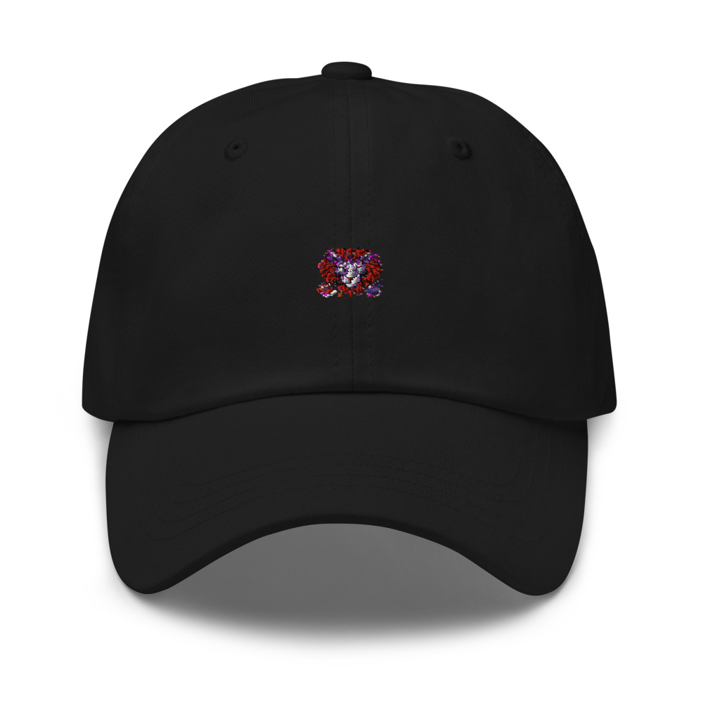 Black Hat with print art