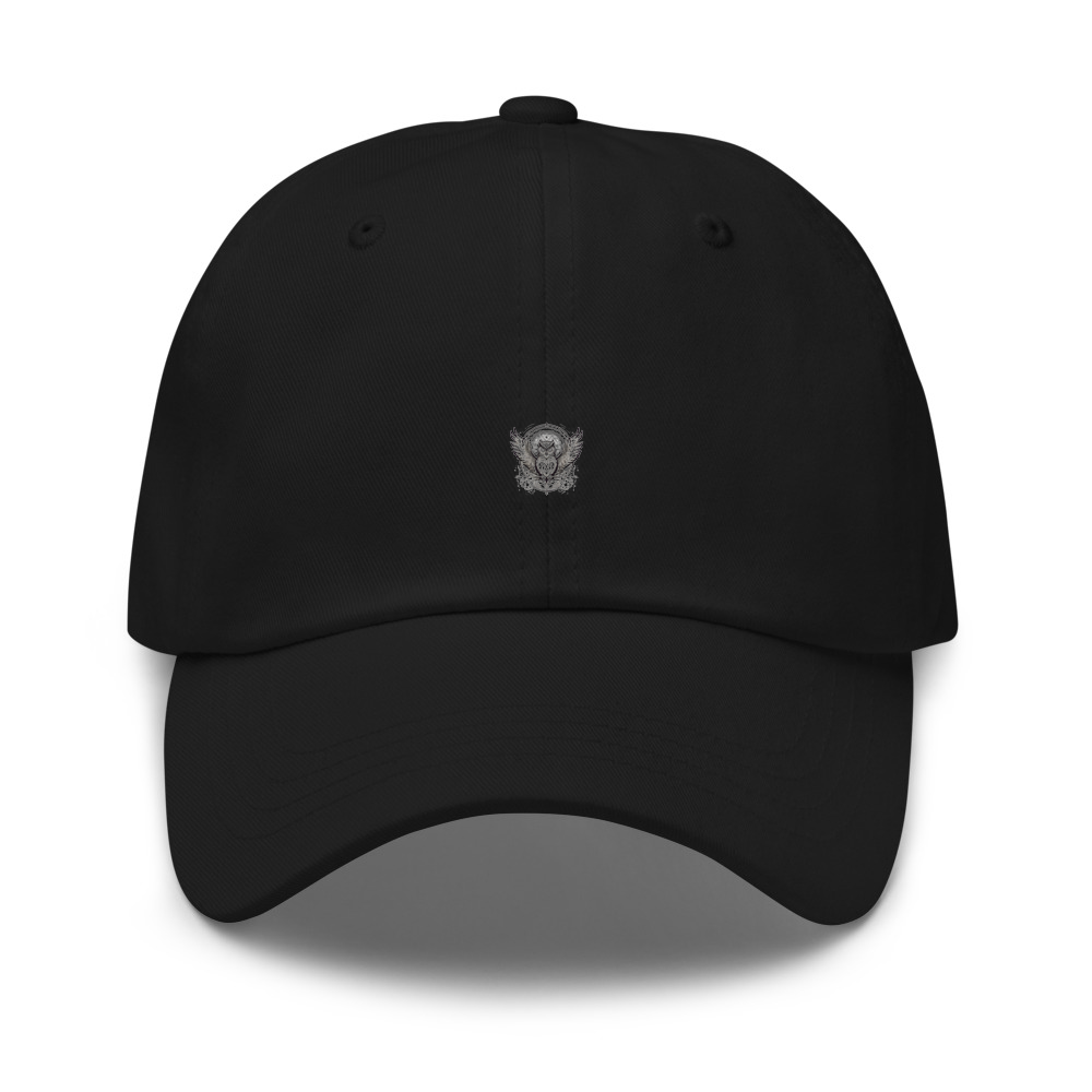Black Hat with print art
