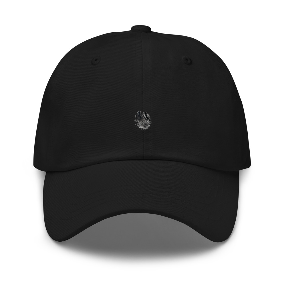 Black Hat with print art