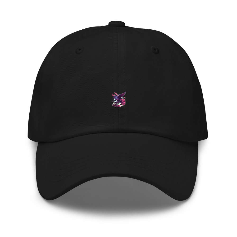 Black Hat with print art
