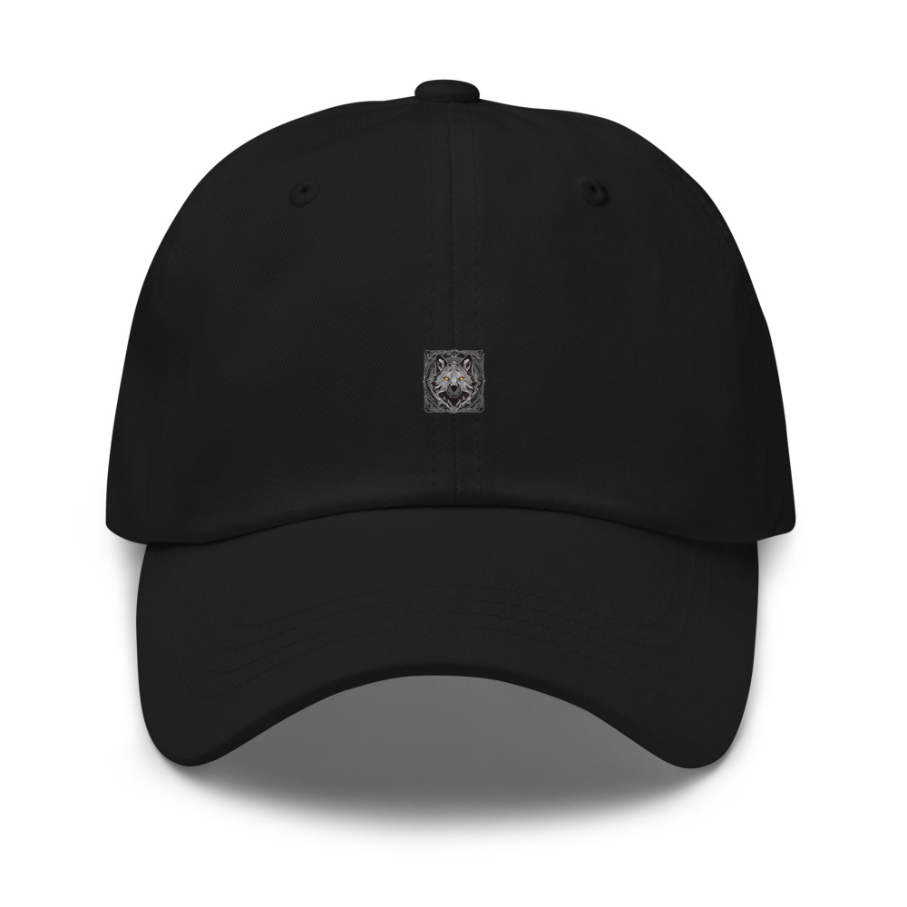 Black Hat with print art