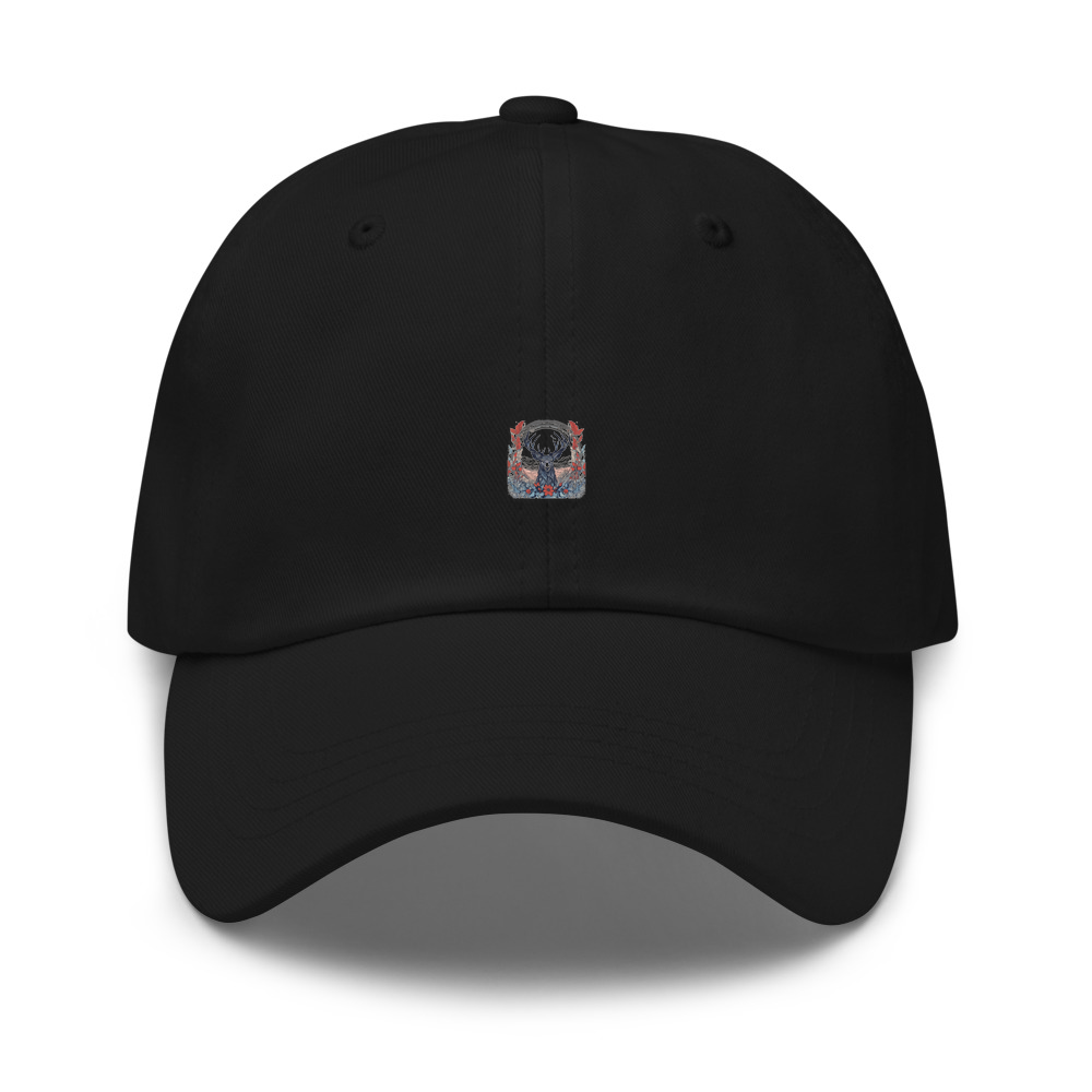 Black Hat with print art