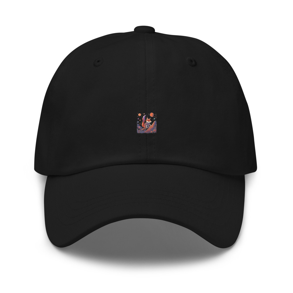 Black Hat with print art