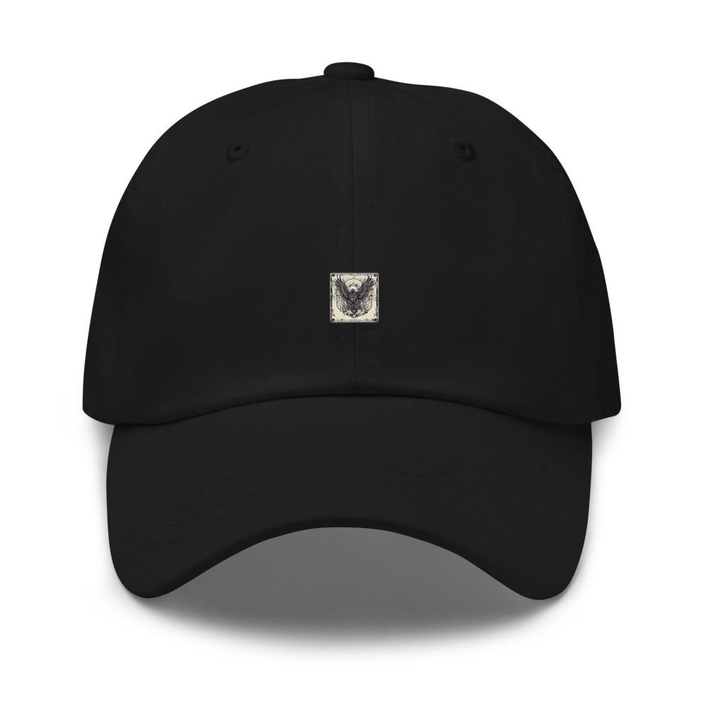 Black Hat with print art