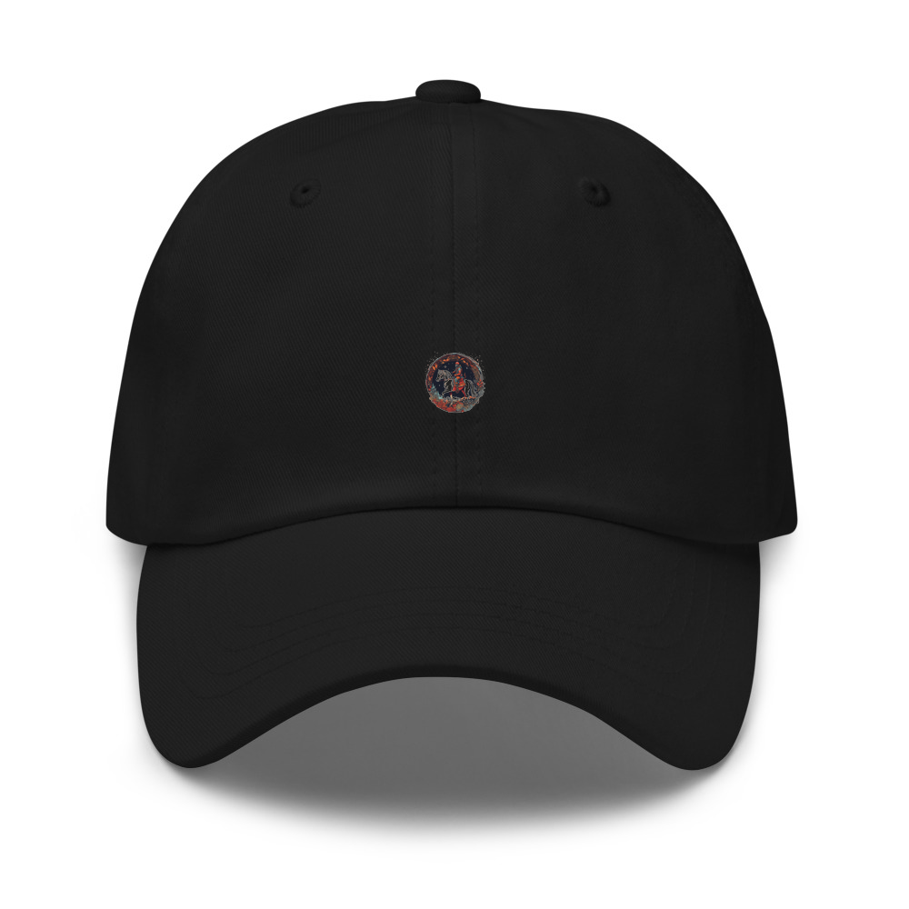 Black Hat with print art