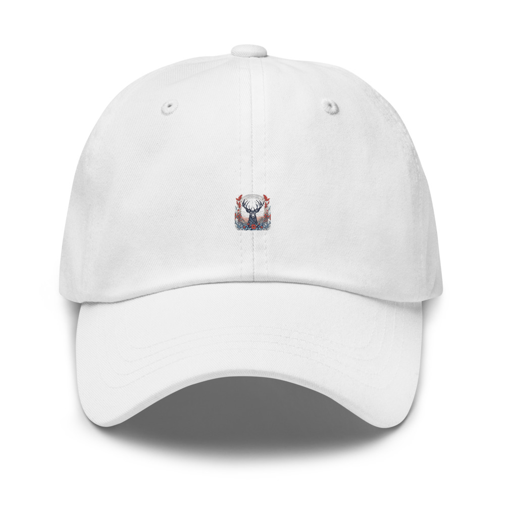 White Hat with print art