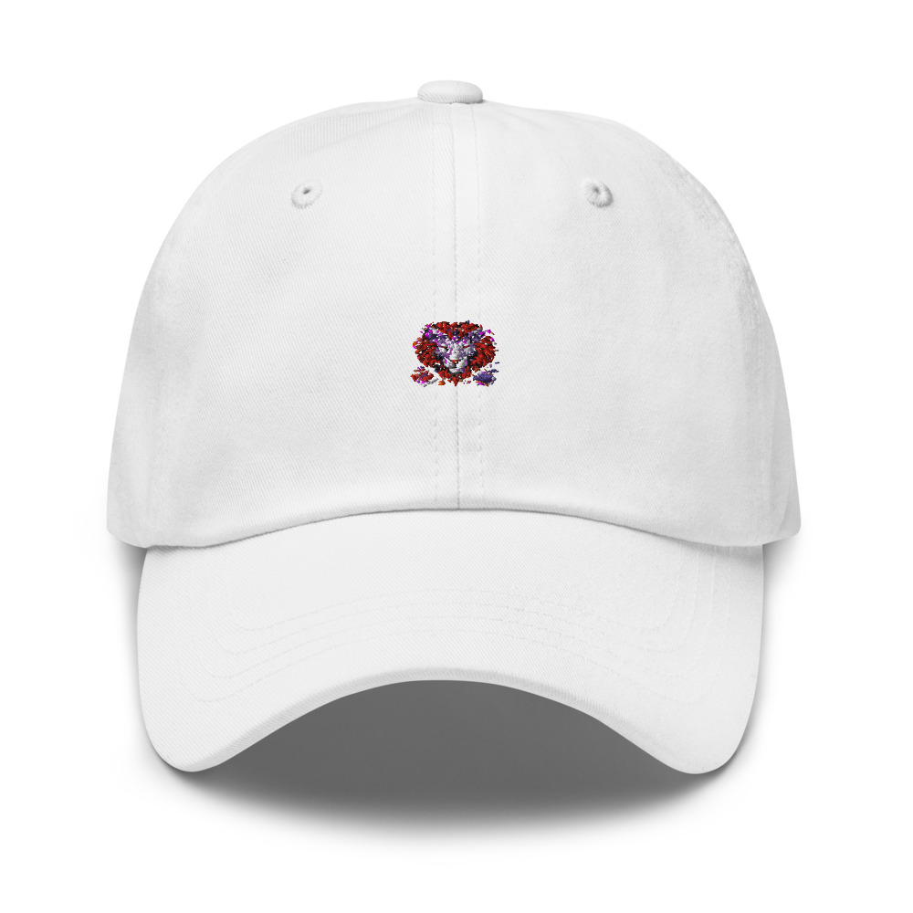 White Hat with print art