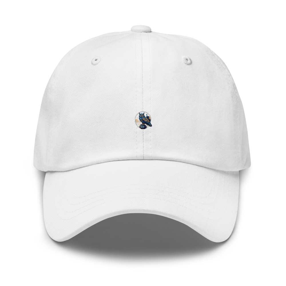 White Hat with print art