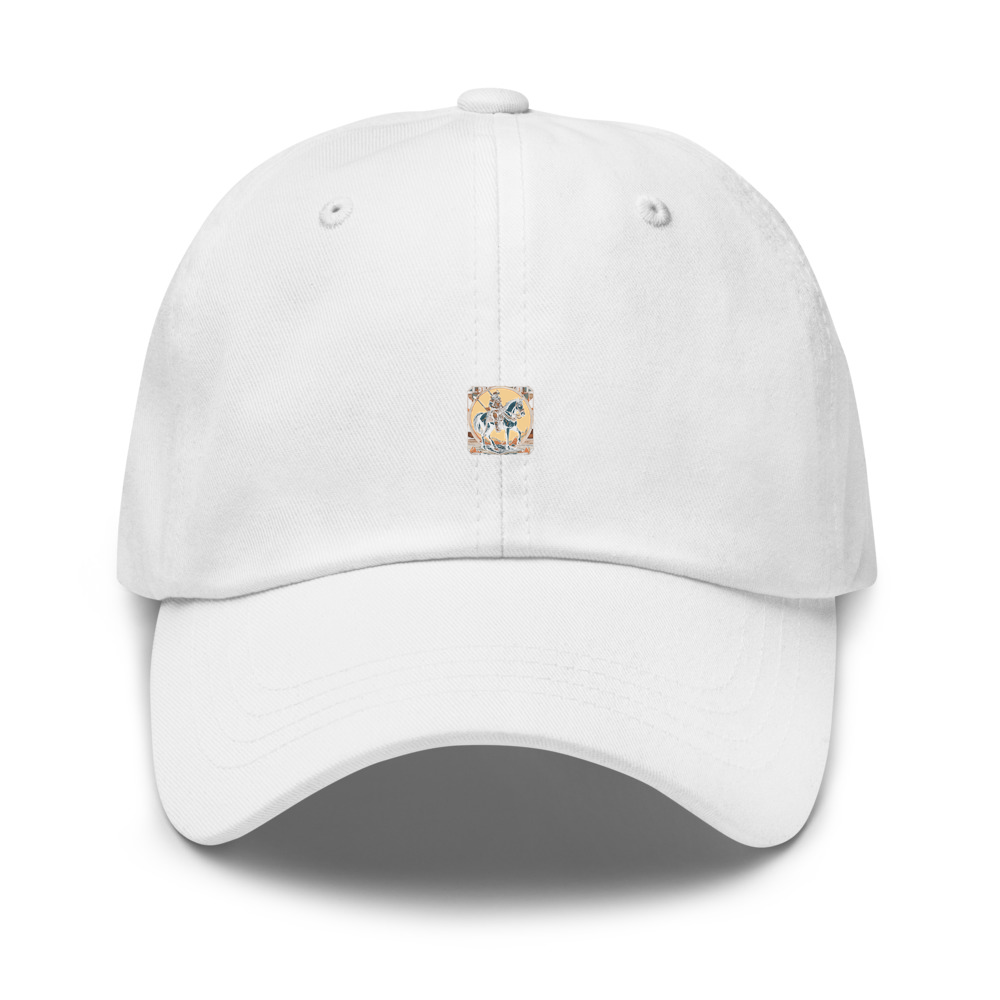 White Hat with print art