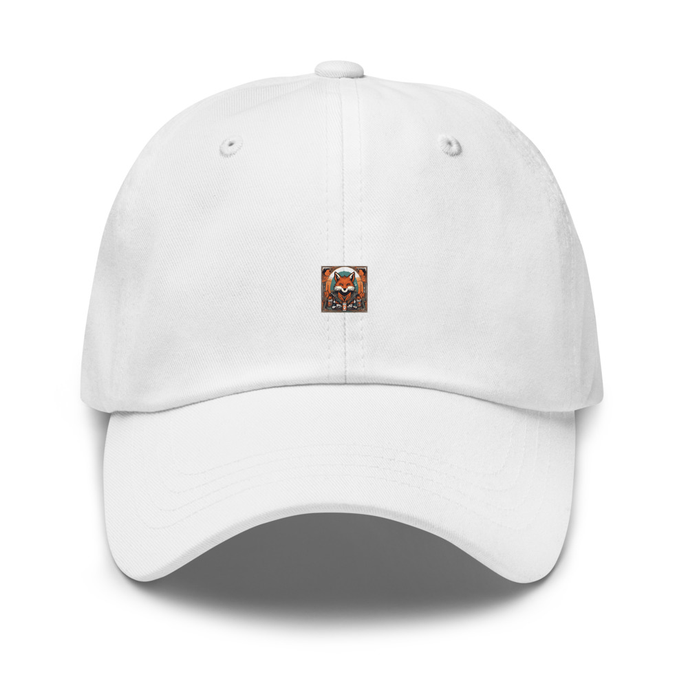 White Hat with print art
