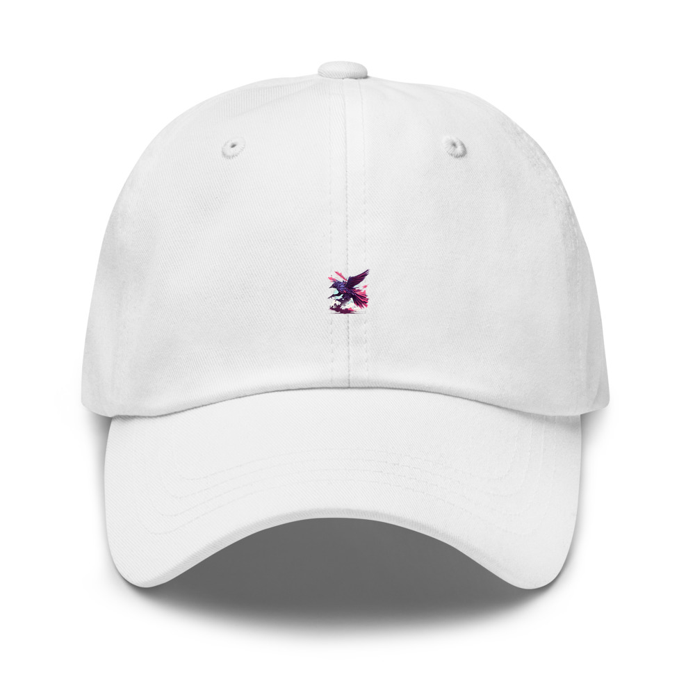White Hat with print art