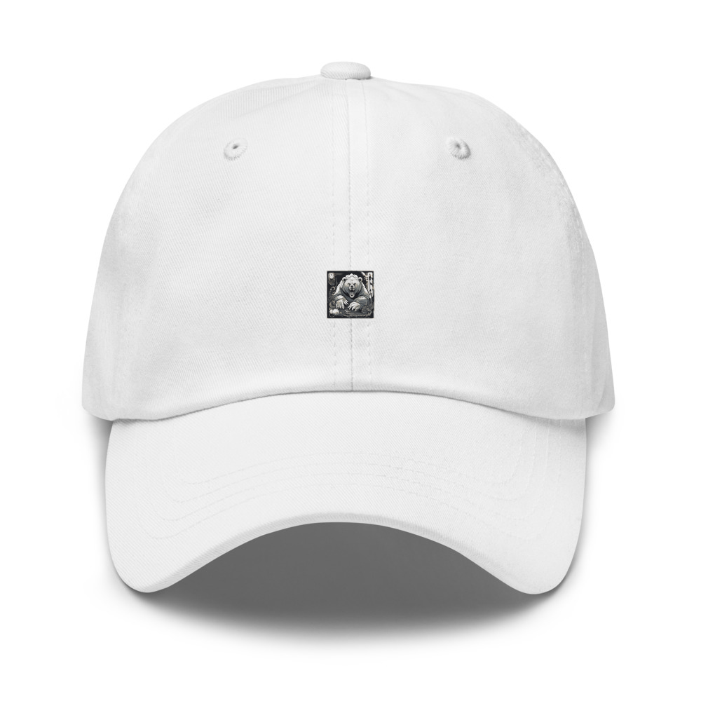 White Hat with print art