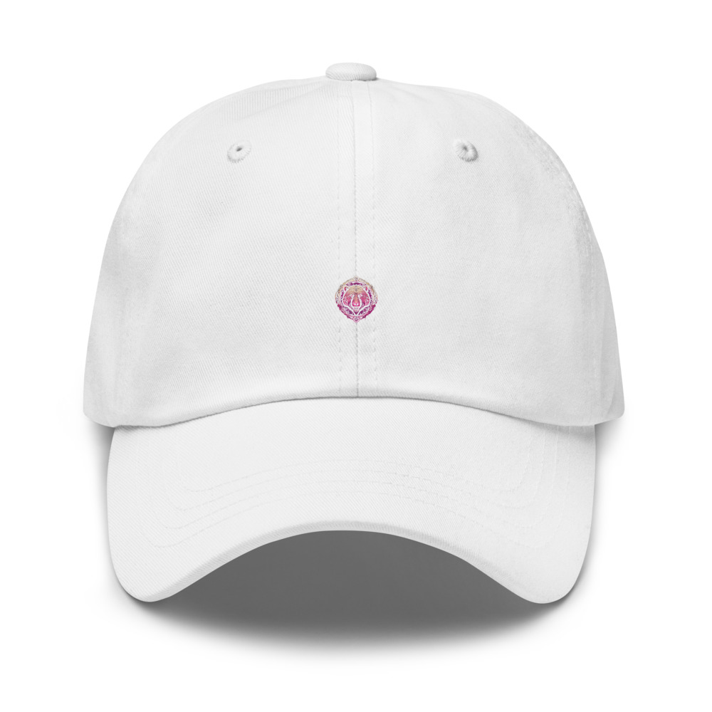 White Hat with print art