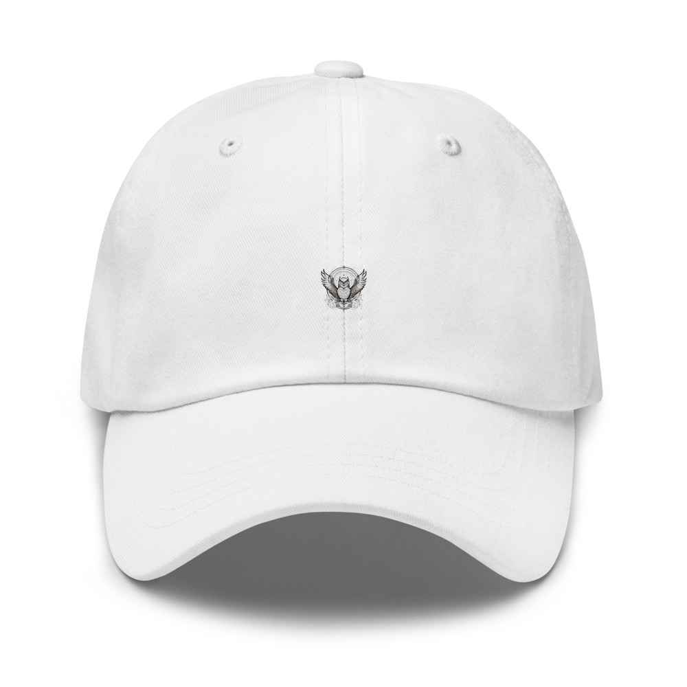 White Hat with print art