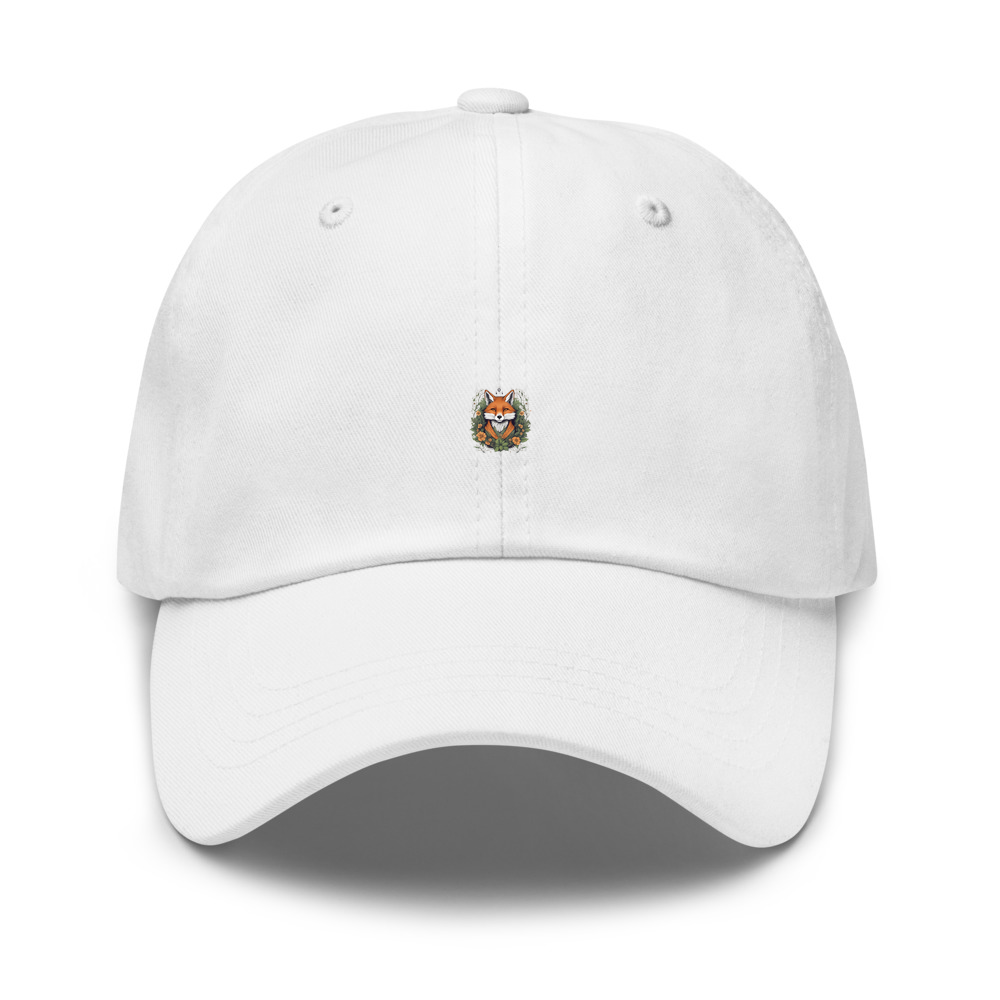 White Hat with print art