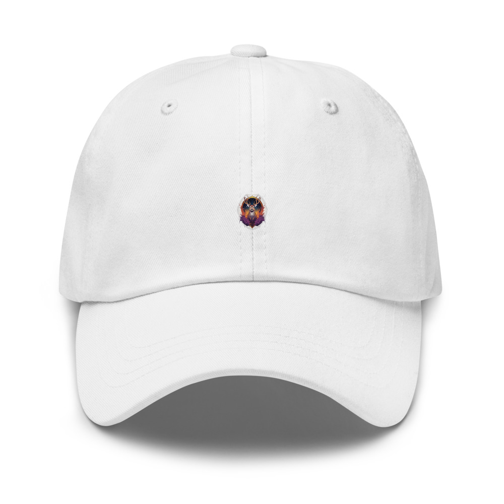 White Hat with print art