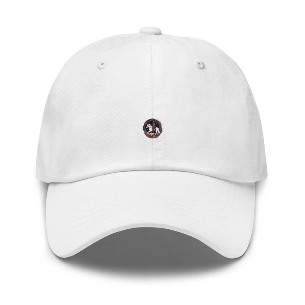 White Hat with print art