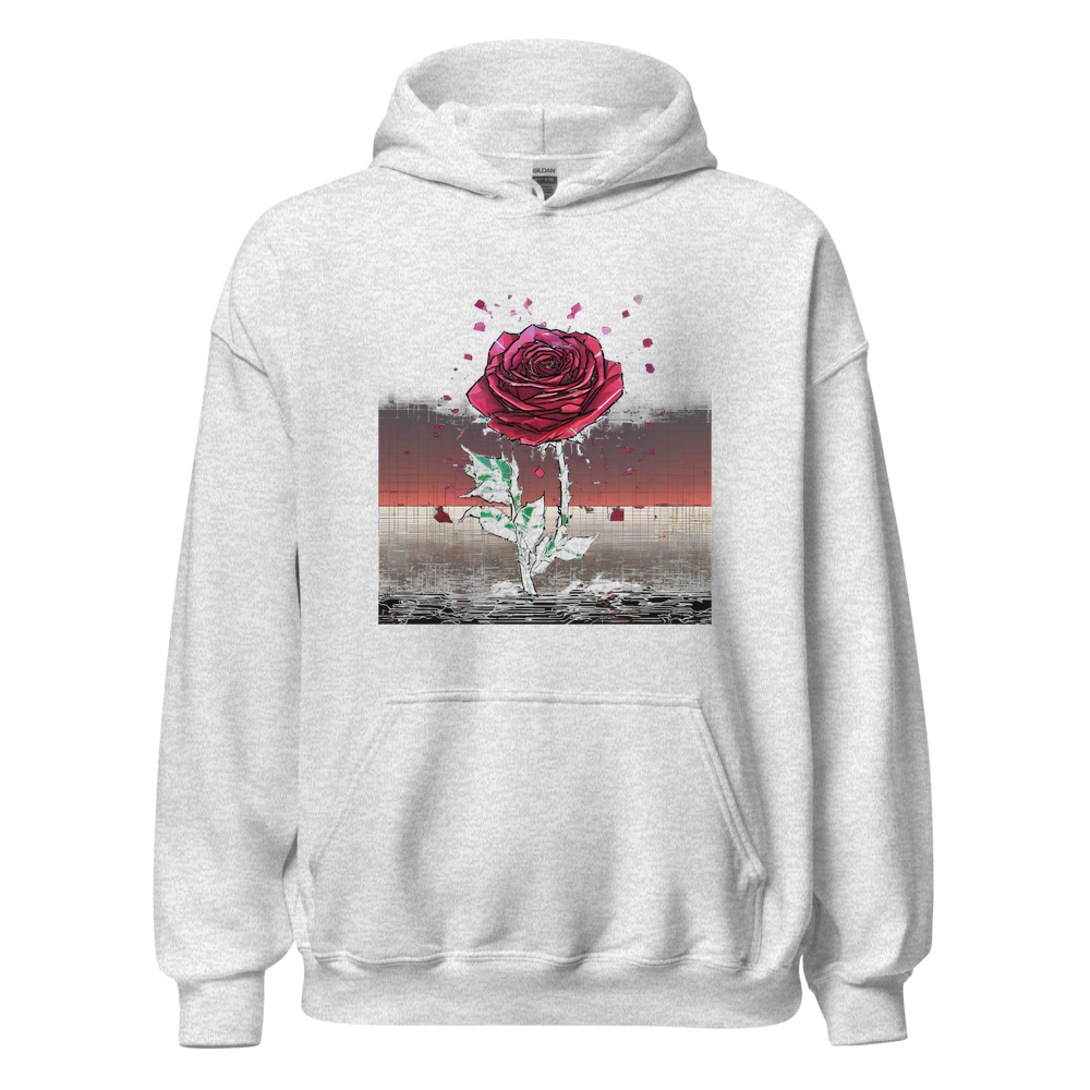 Ash Hoodie with print art