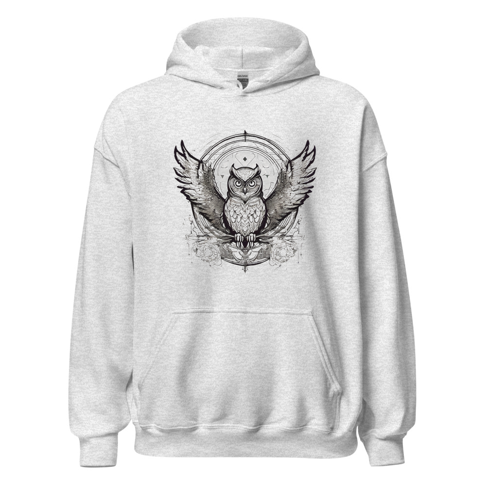 Ash Hoodie with print art