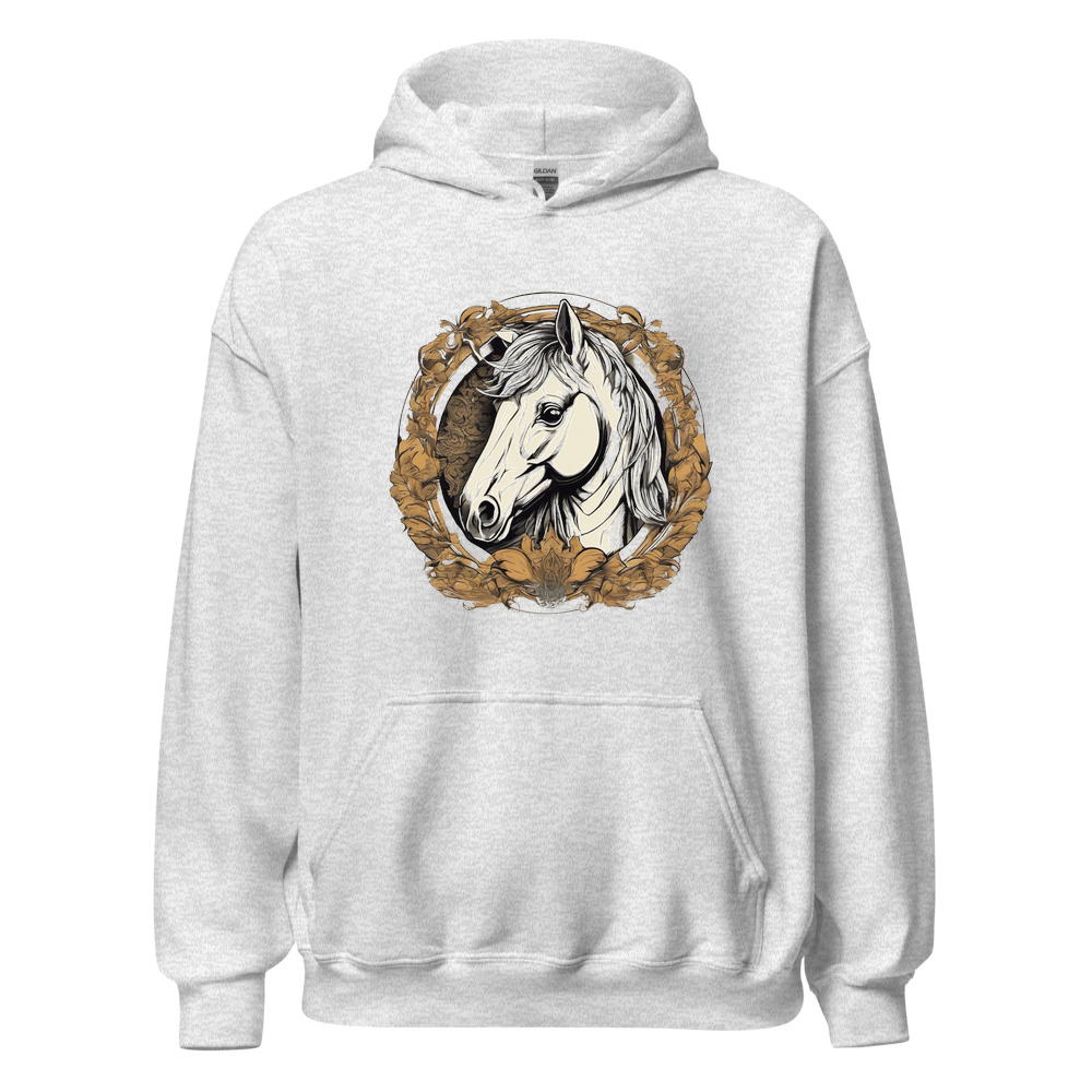 Ash Hoodie with print art