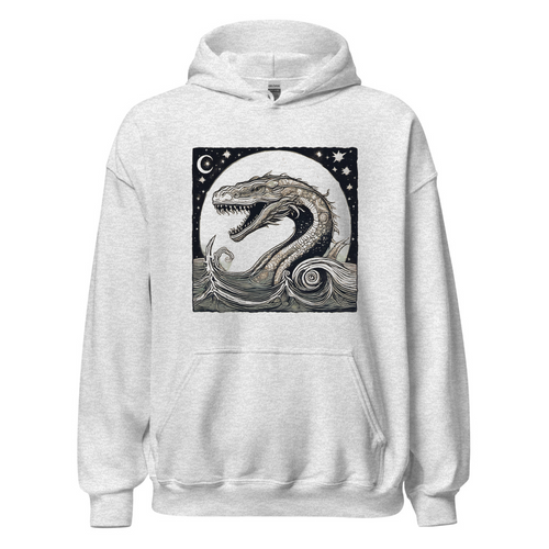 Ash Hoodie with print art