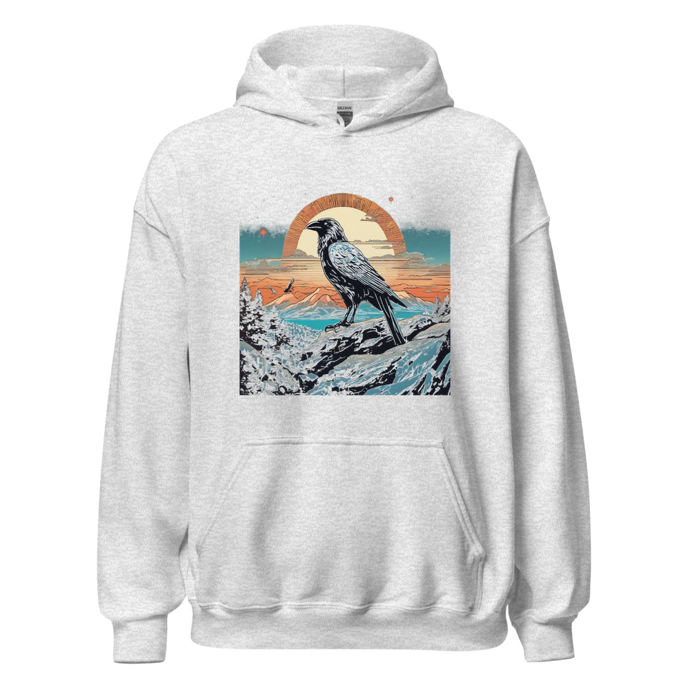 Ash Hoodie with print art