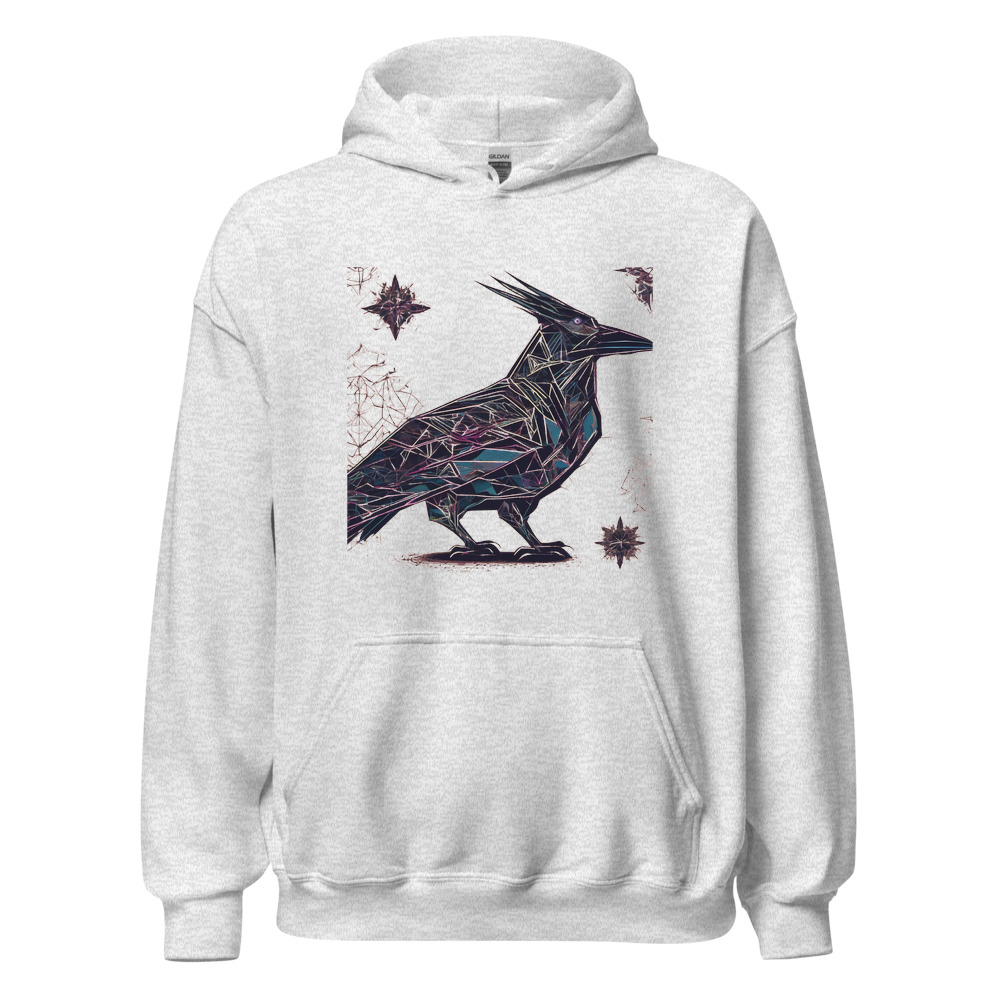 Ash Hoodie with print art