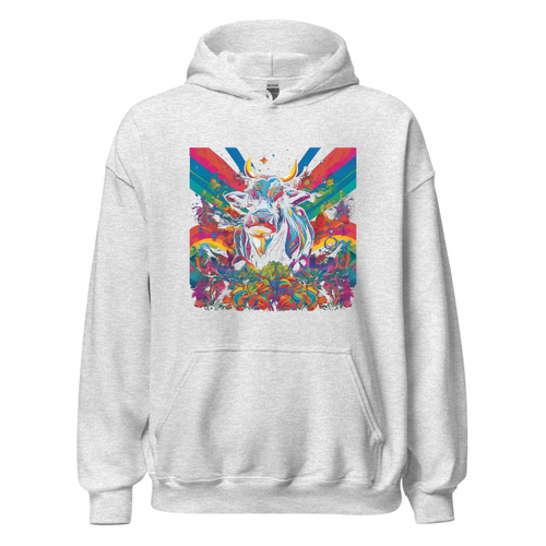 Ash Hoodie with print art