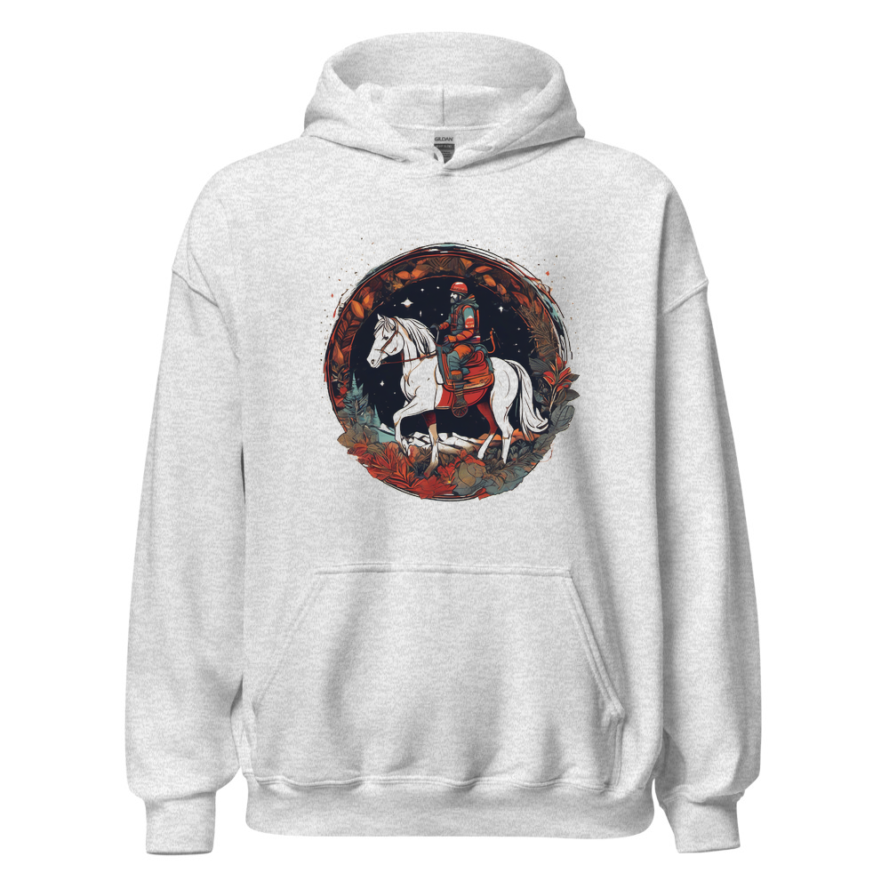 Ash Hoodie with print art