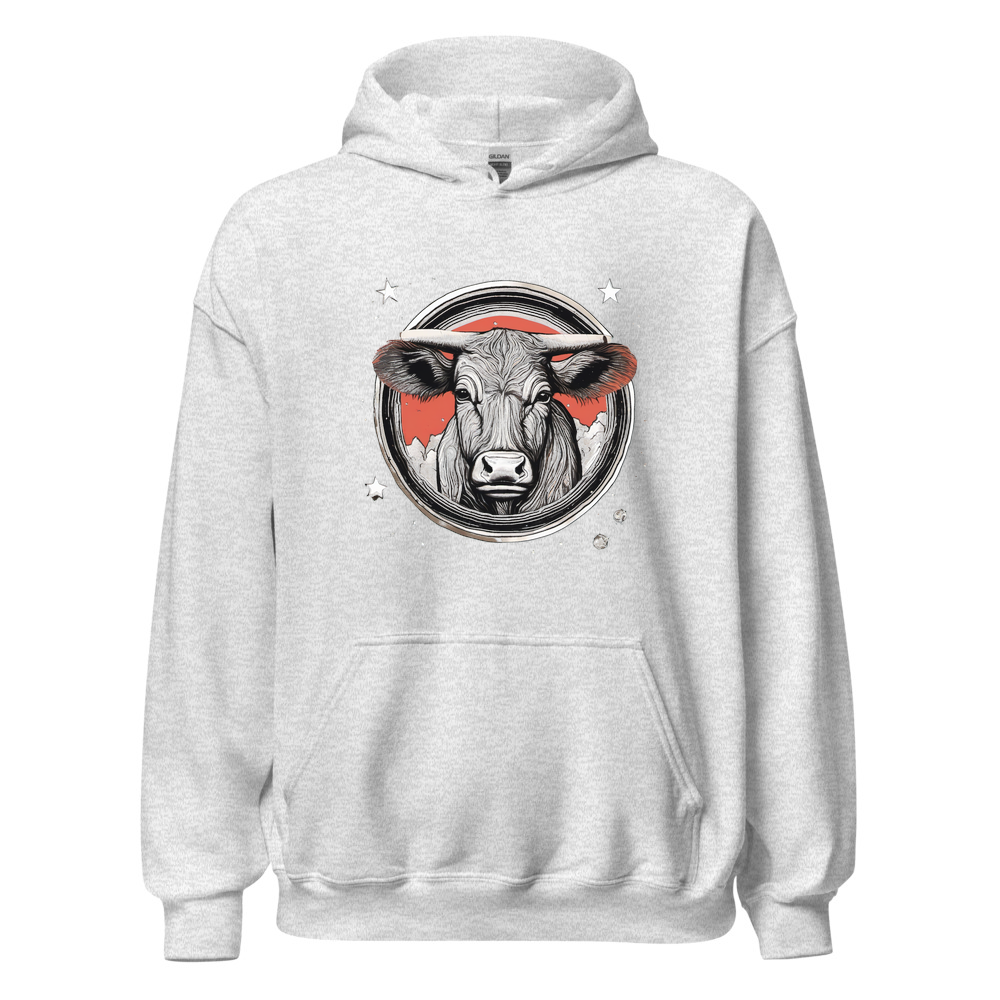 Ash Hoodie with print art