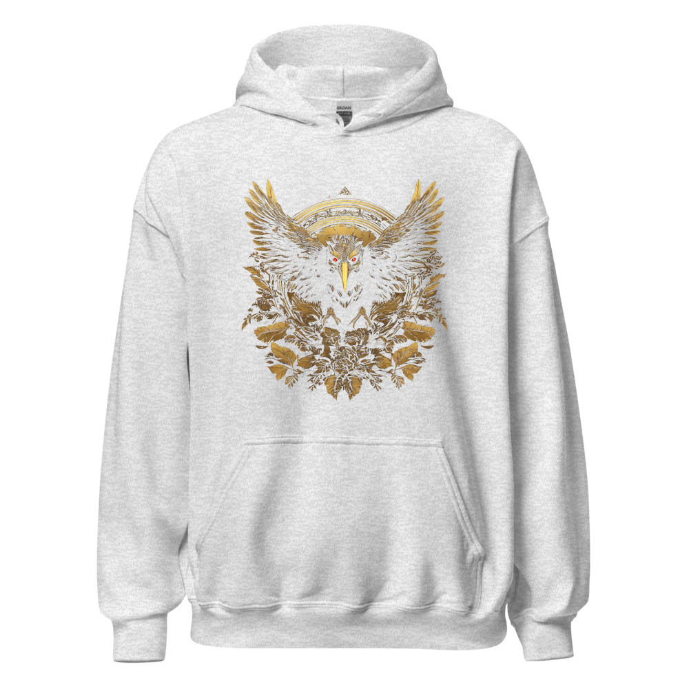 Ash Hoodie with print art