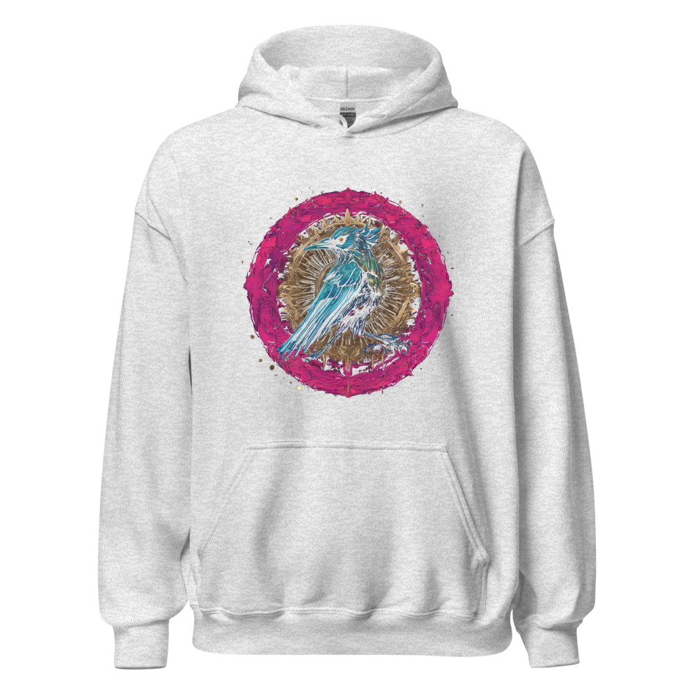 Ash Hoodie with print art