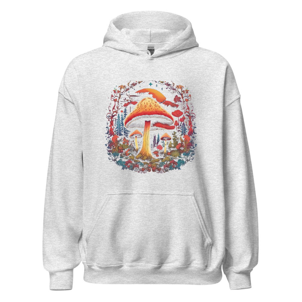 Ash Hoodie with print art