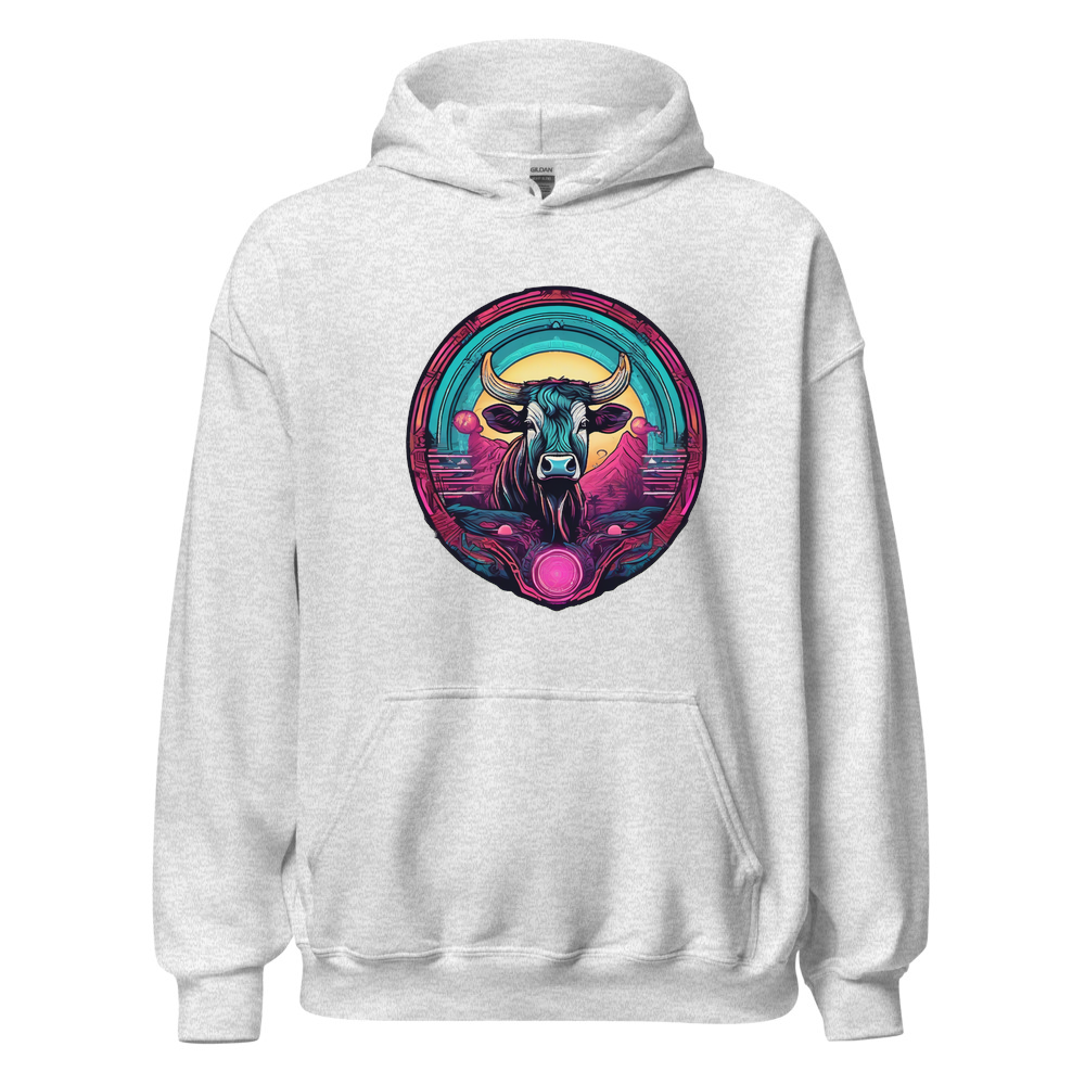 Ash Hoodie with print art