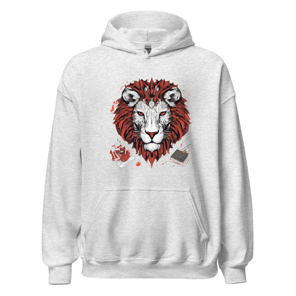 Ash Hoodie with print art