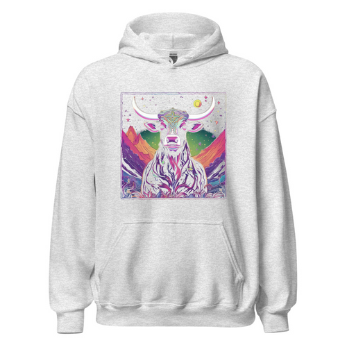 Ash Hoodie with print art