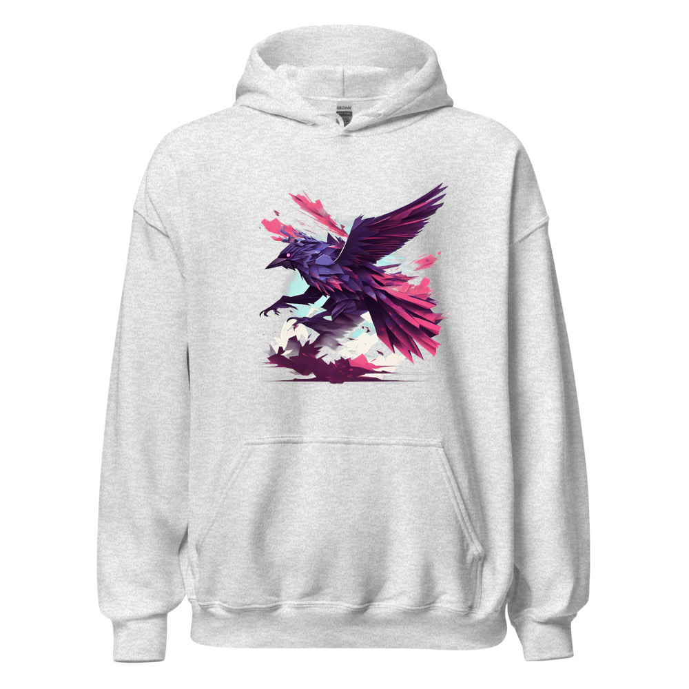 Ash Hoodie with print art