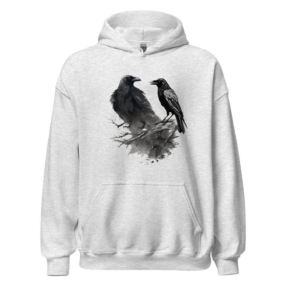 Ash Hoodie with print art