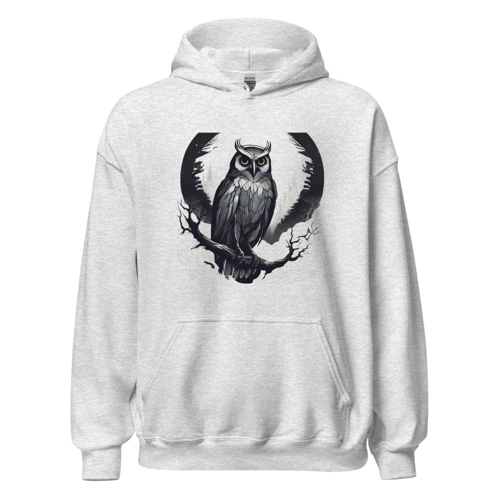Ash Hoodie with print art