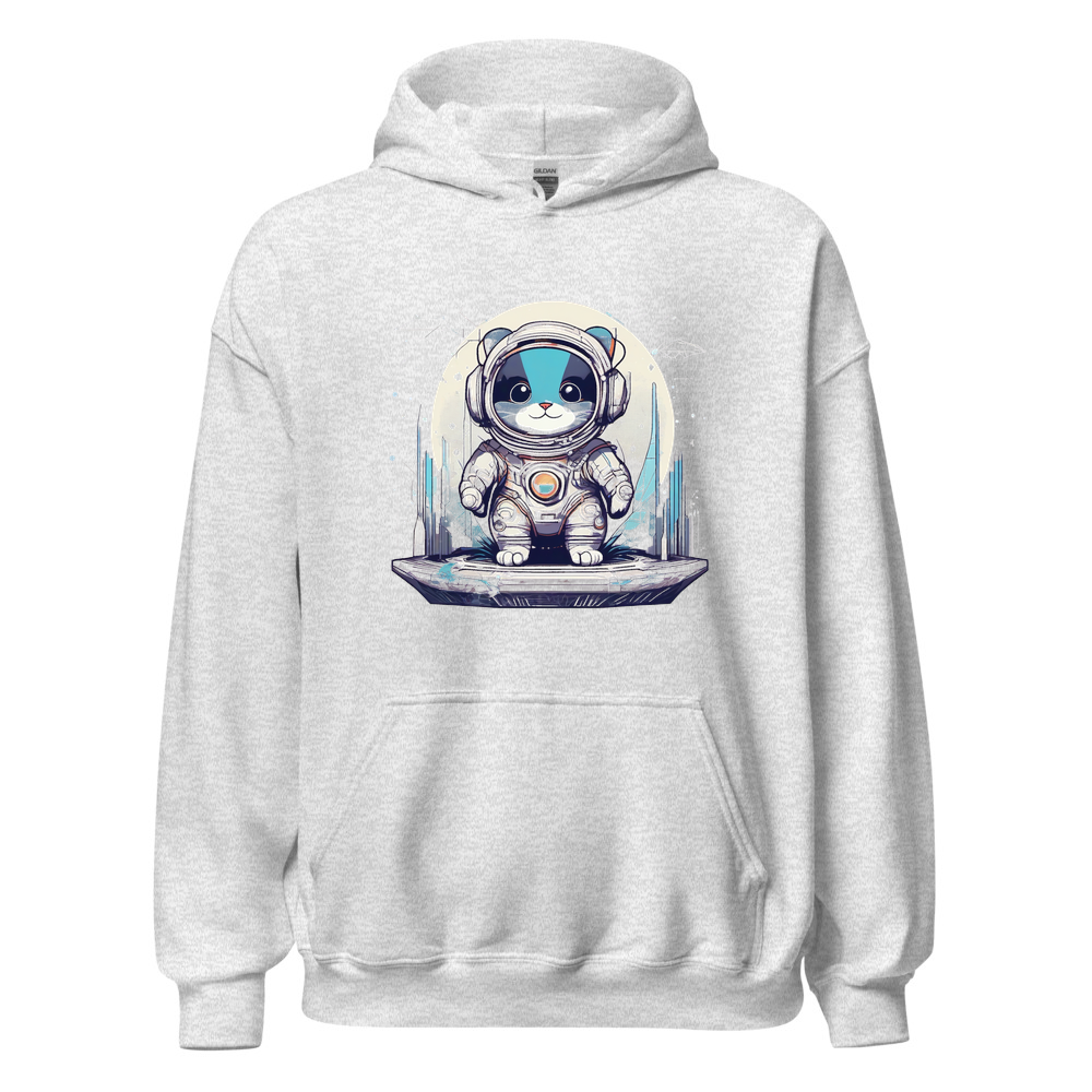 Ash Hoodie with print art