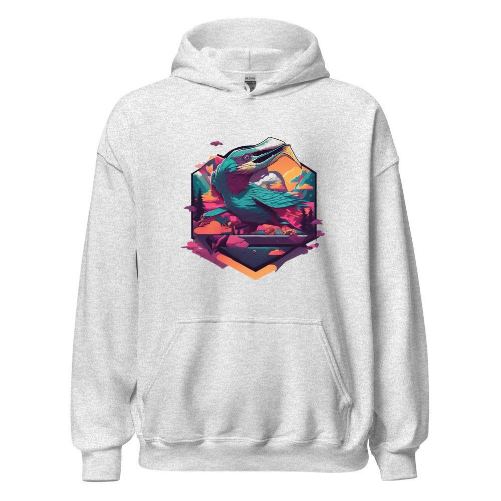 Ash Hoodie with print art