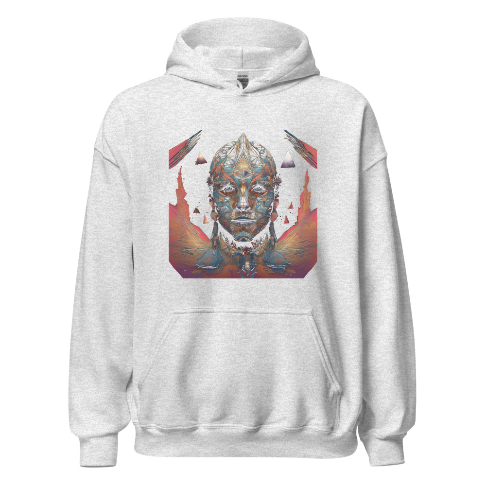 Ash Hoodie with print art