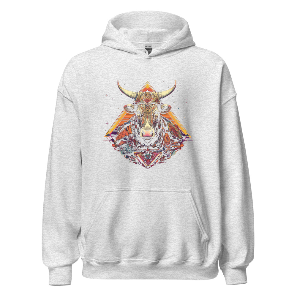 Ash Hoodie with print art