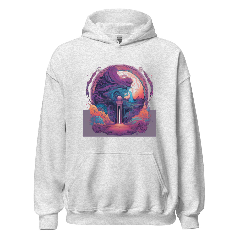 Ash Hoodie with print art