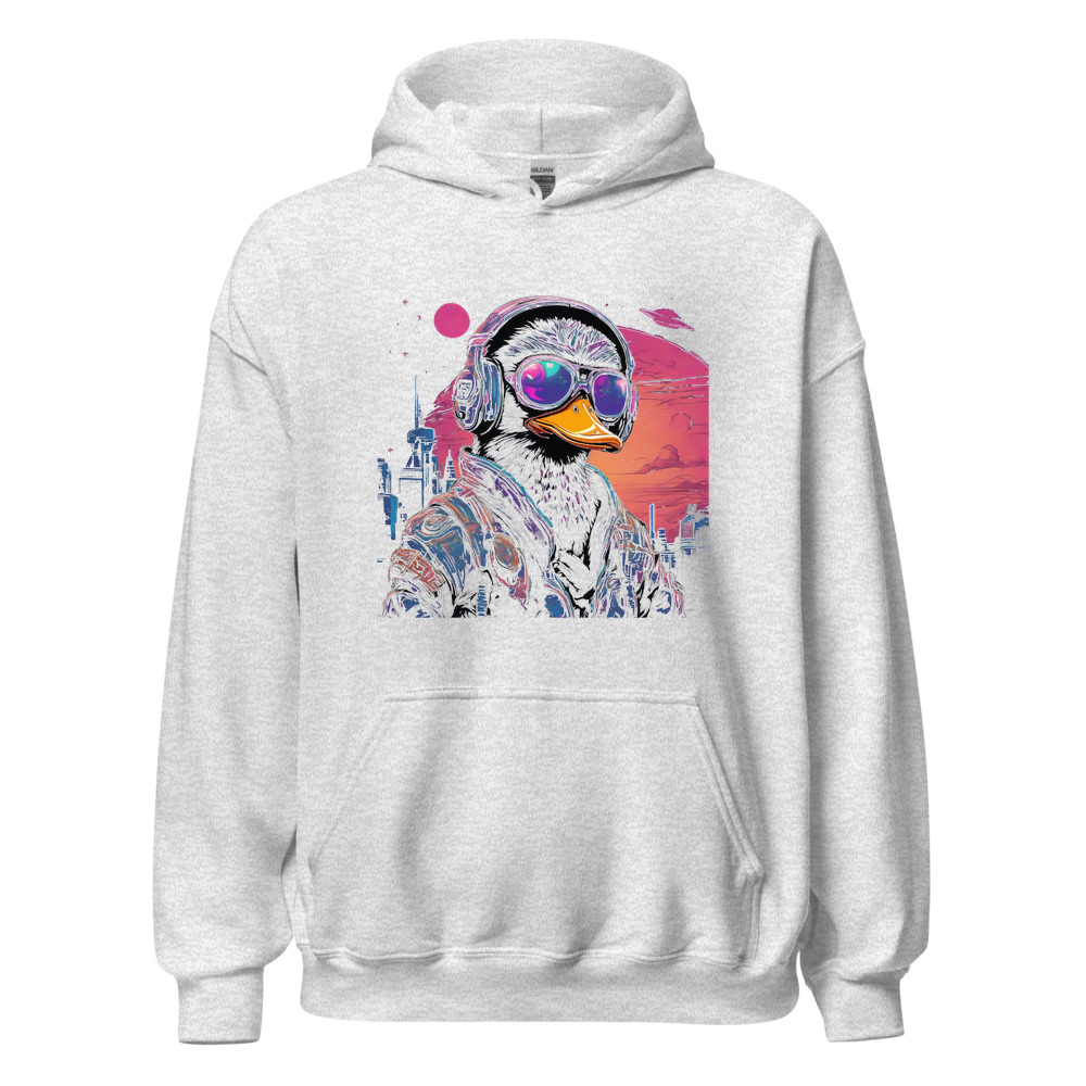 Ash Hoodie with print art