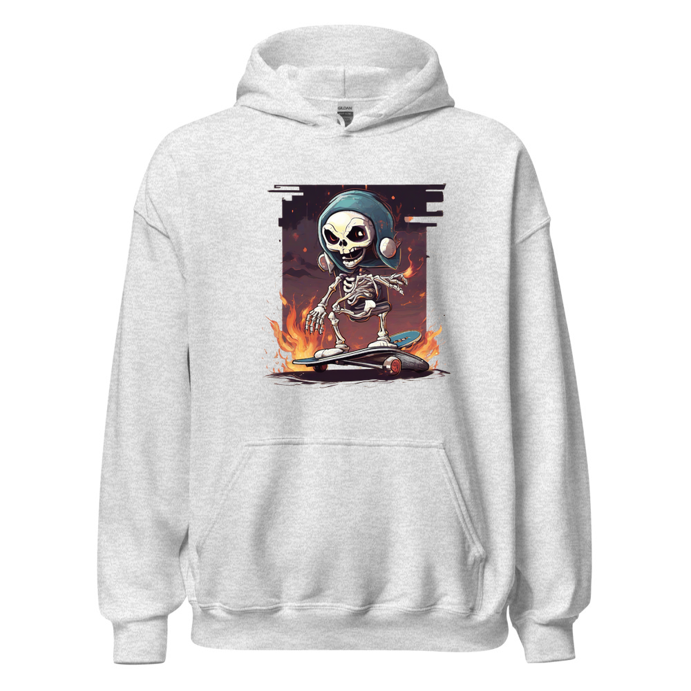 Ash Hoodie with print art