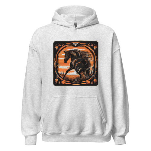 Ash Hoodie with print art