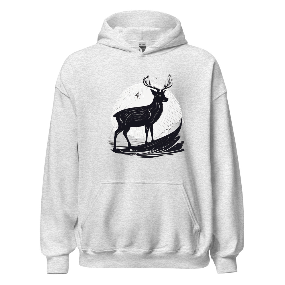 Ash Hoodie with print art